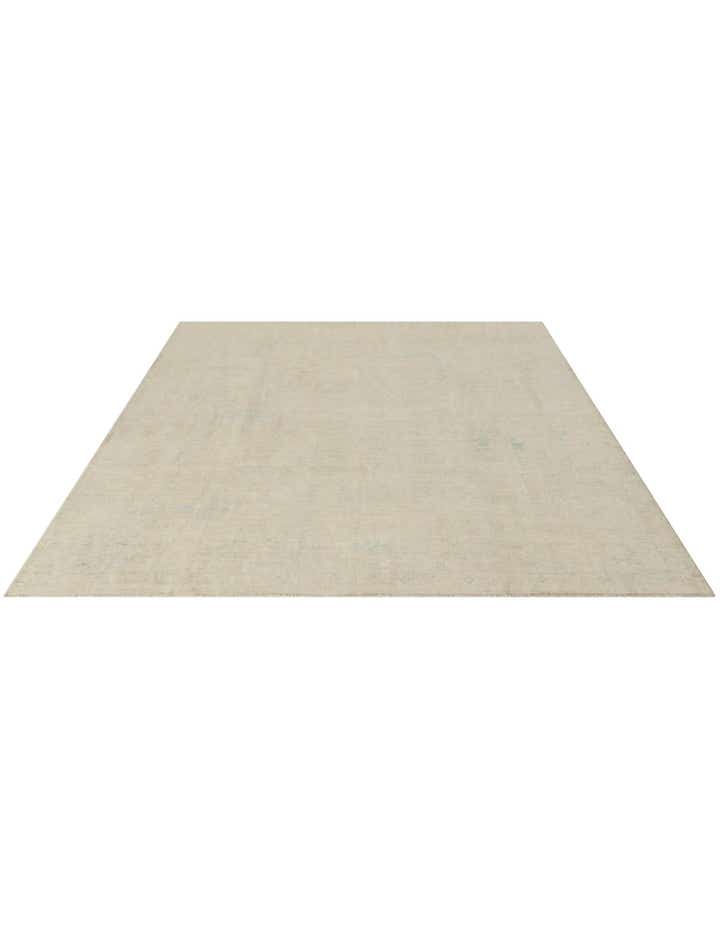 8' 3 x 9' 9 Hand Knotted Oushak Wool Rug