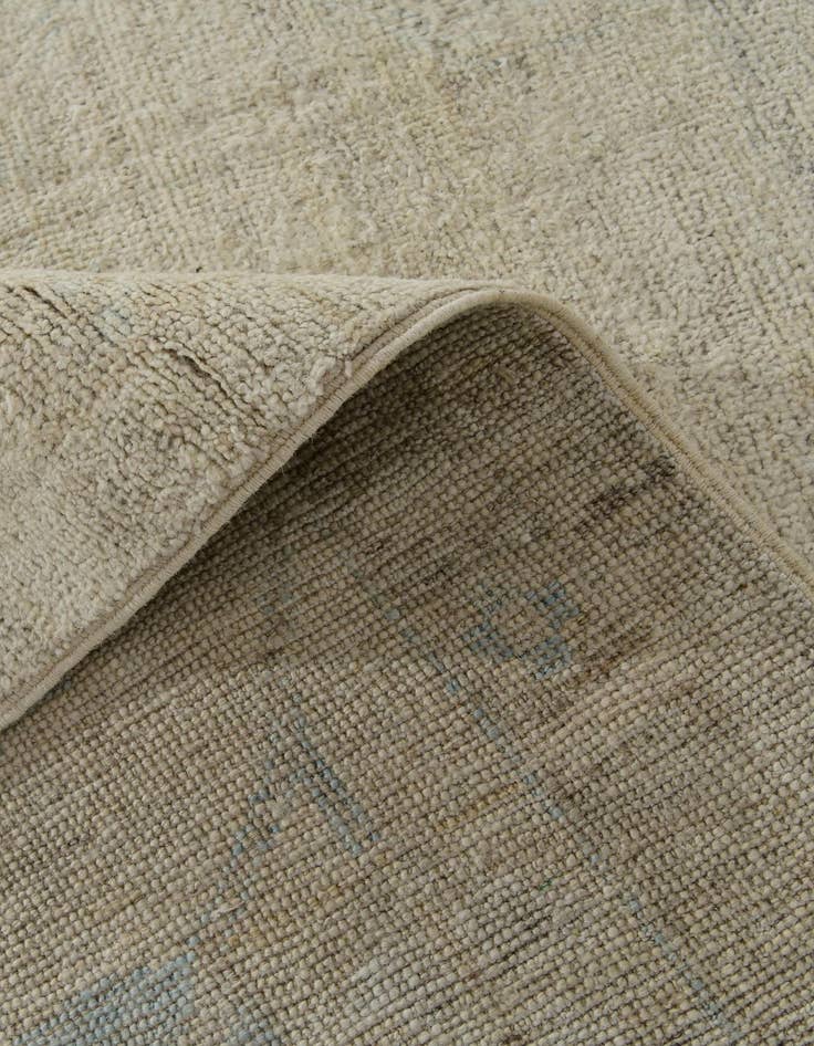 Detail image of 8' 3 x 9' 9 Hand Knotted Oushak Wool Rug