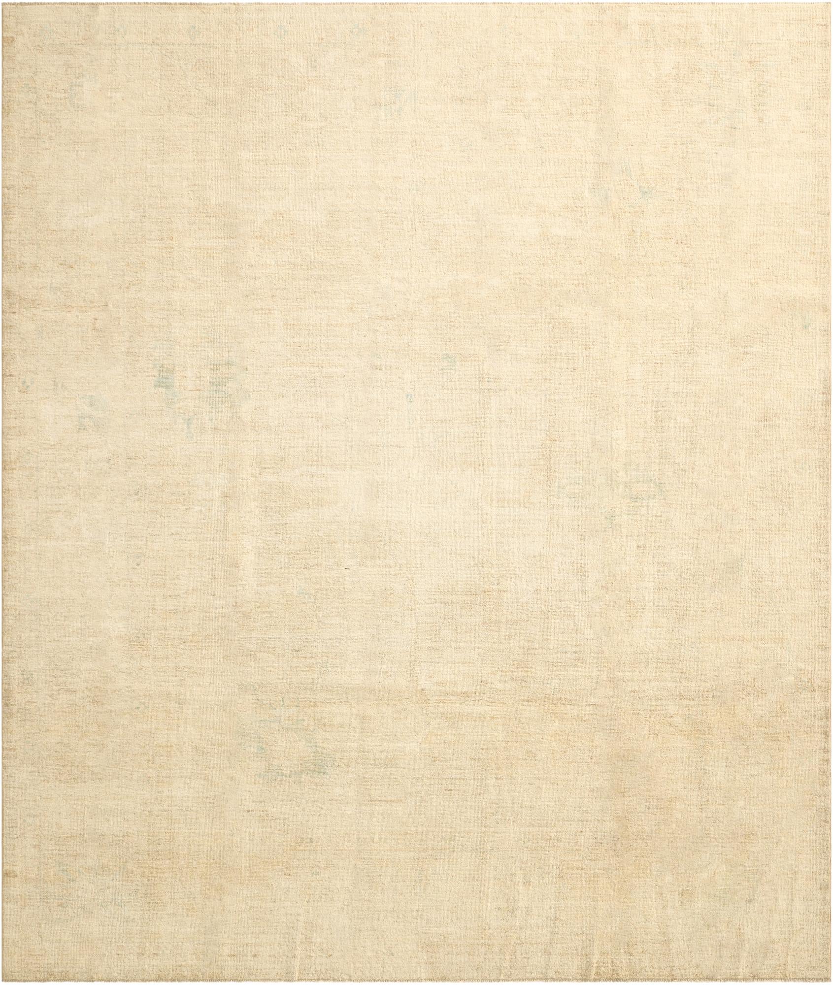 8' 3 x 9' 9 Hand Knotted Oushak Wool Rug