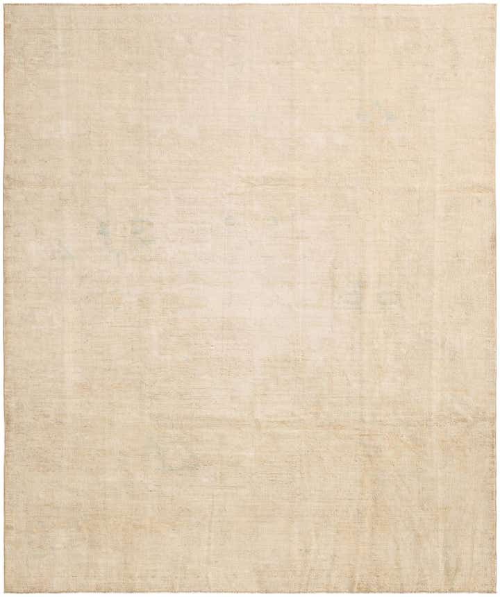 8' 3 x 9' 9 Hand Knotted Oushak Wool Rug