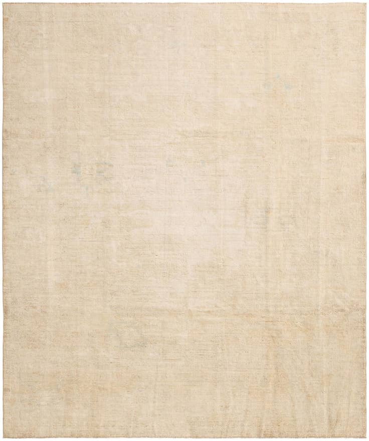 Detail image of 8' 3 x 9' 9 Hand Knotted Oushak Wool Rug