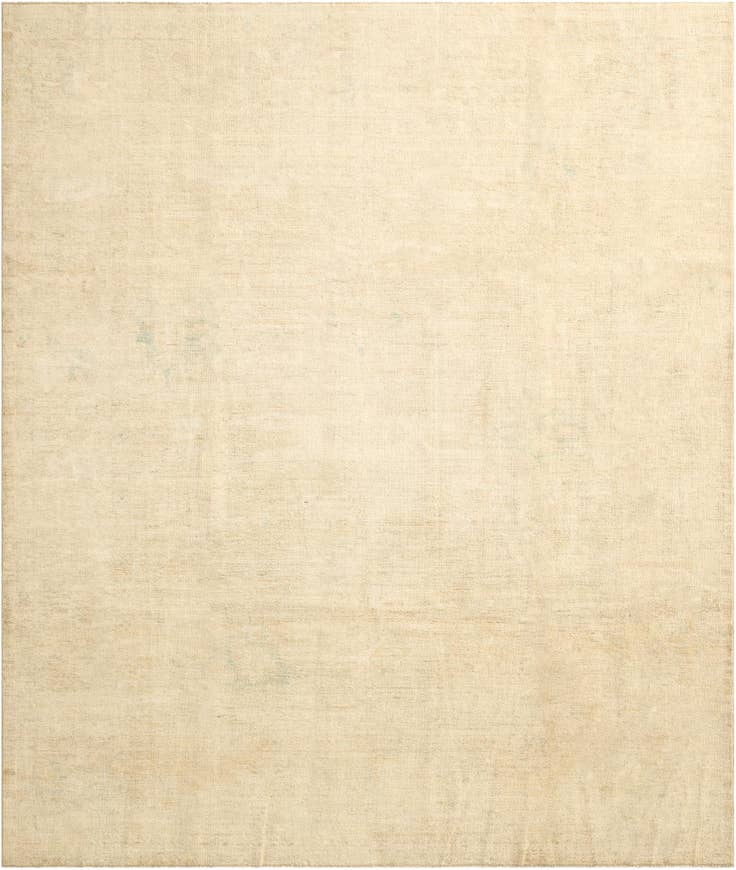 Detail image of 8' 3 x 9' 9 Hand Knotted Oushak Wool Rug