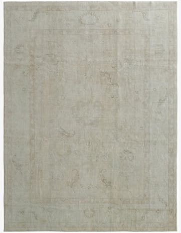 8' 10 x 11' 9 Hand Knotted Oushak Wool Rug