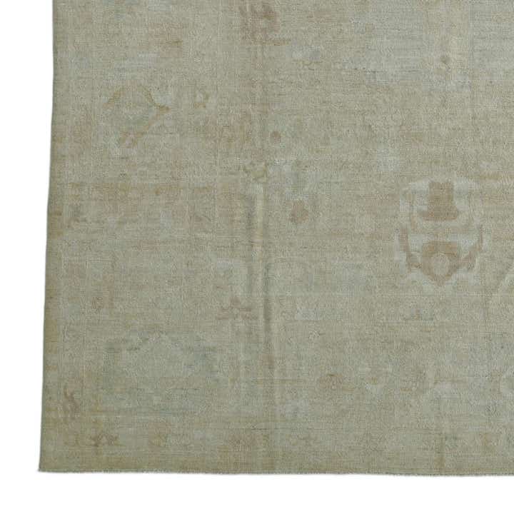 9' 8 x 13' 10 Hand Knotted Oushak Wool Rug
