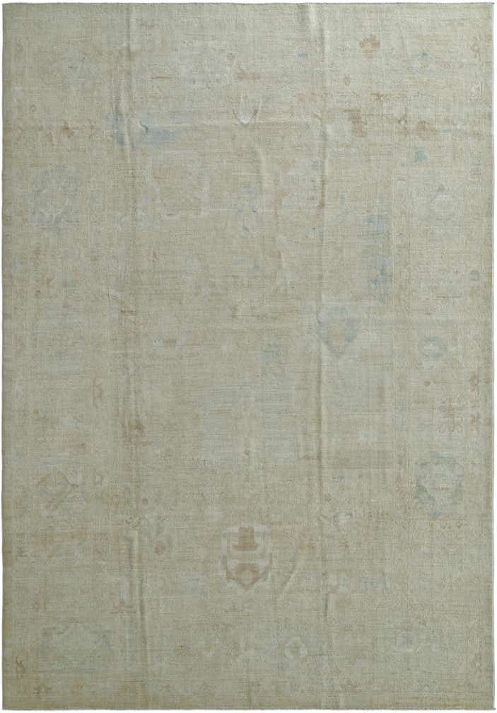 9' 8 x 13' 10 Hand Knotted Oushak Wool Rug
