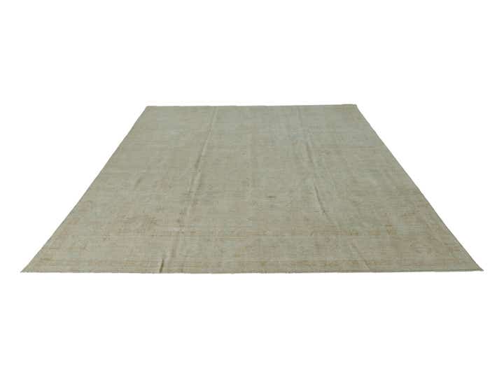 9' 7 x 13' 7 Hand Knotted Oushak Wool Rug