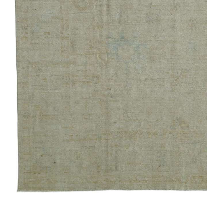 9' 7 x 13' 7 Hand Knotted Oushak Wool Rug