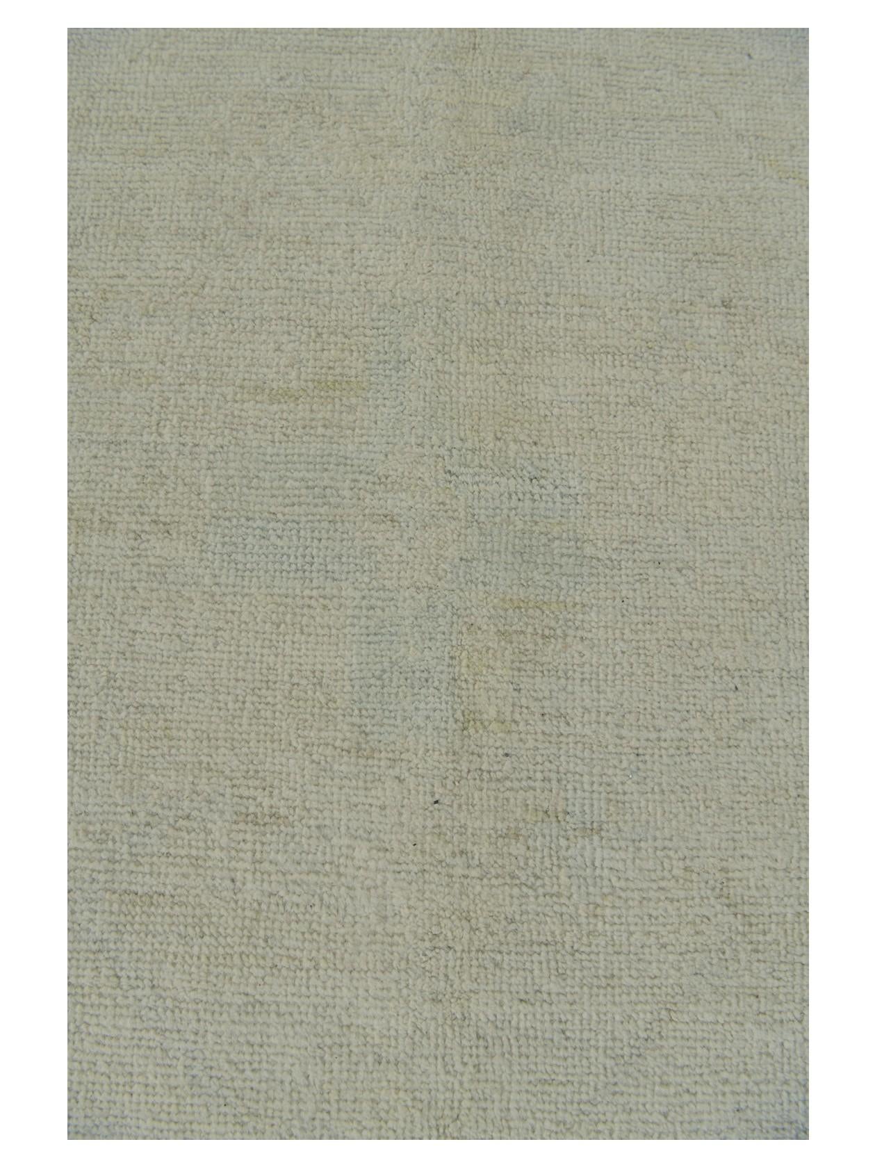 9' 7 x 13' 7 Hand Knotted Oushak Wool Rug