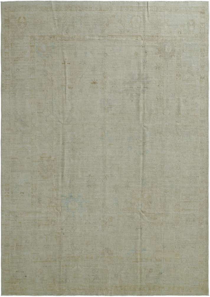 9' 7 x 13' 7 Hand Knotted Oushak Wool Rug