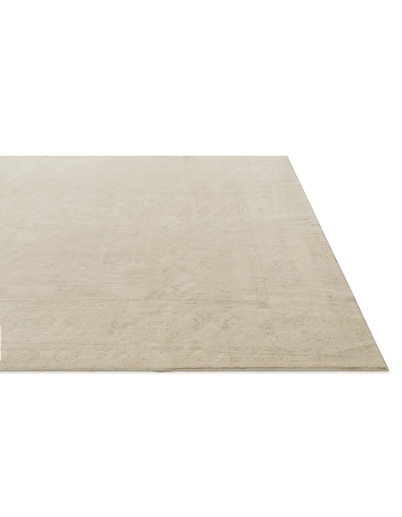 8' x 9' 10 Hand Knotted Oushak Wool Rug