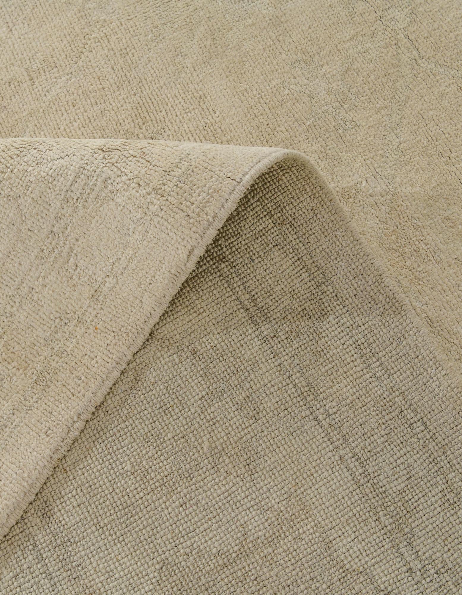 8' x 9' 10 Hand Knotted Oushak Wool Rug
