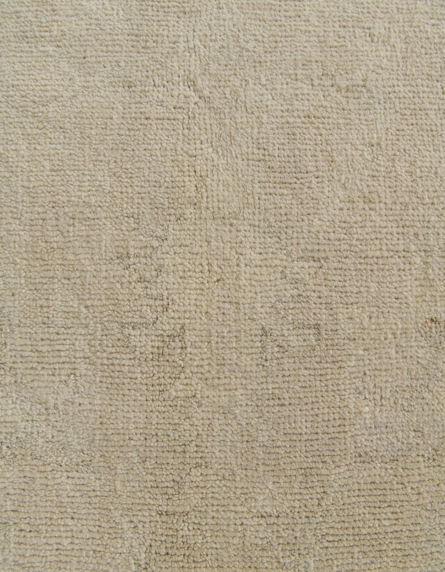 8' x 9' 10 Hand Knotted Oushak Wool Rug