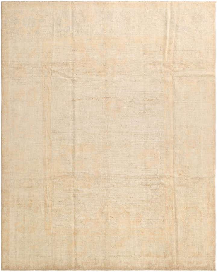 8' x 9' 10 Hand Knotted Oushak Wool Rug