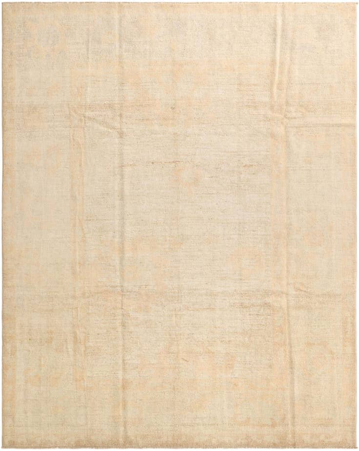 Detail image of 8' x 9' 10 Hand Knotted Oushak Wool Rug
