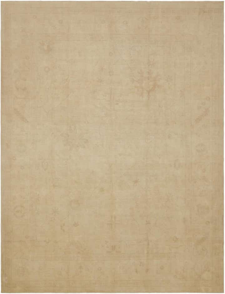10' 5 x 13' 9 Hand Knotted Oushak Wool Rug