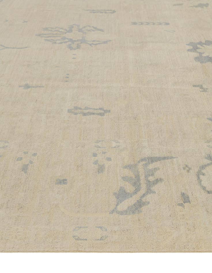 Detail image of 10' x 13' 11 Hand Knotted Oushak Wool Rug