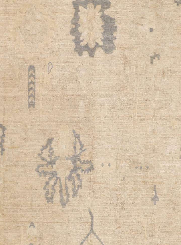 10' x 13' 11 Hand Knotted Oushak Wool Rug