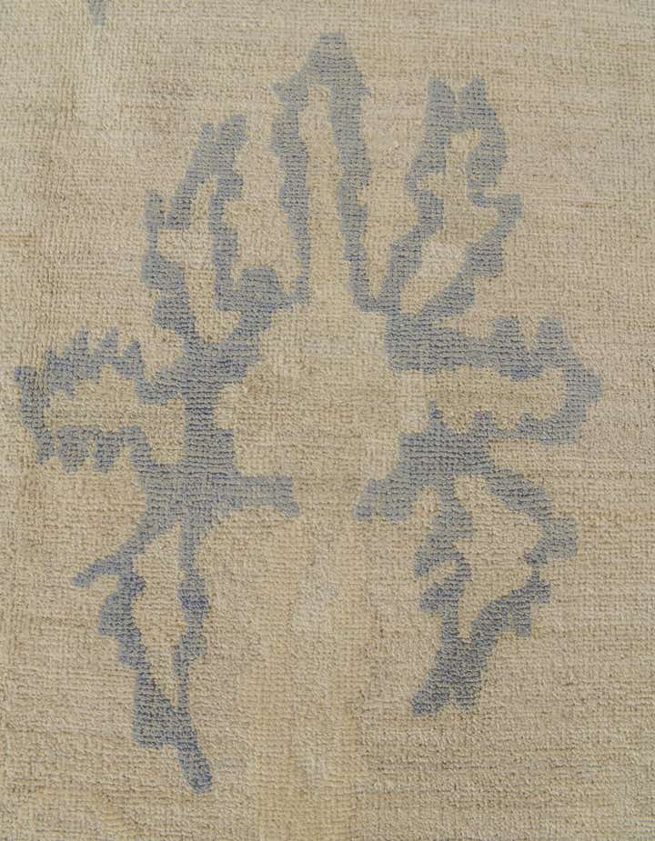 10' x 13' 11 Hand Knotted Oushak Wool Rug