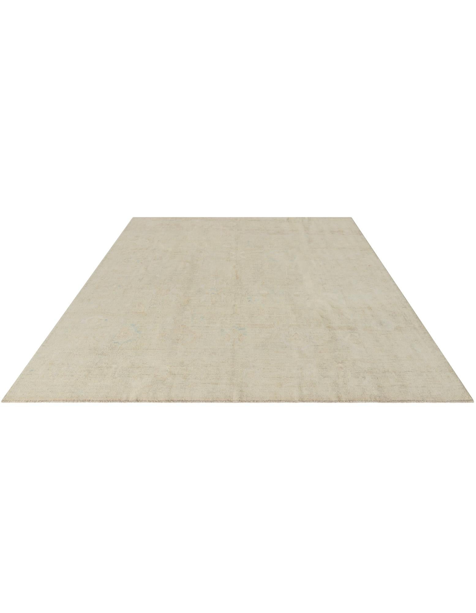 9' 2 x 12' 1 Hand Knotted Oushak Wool Rug