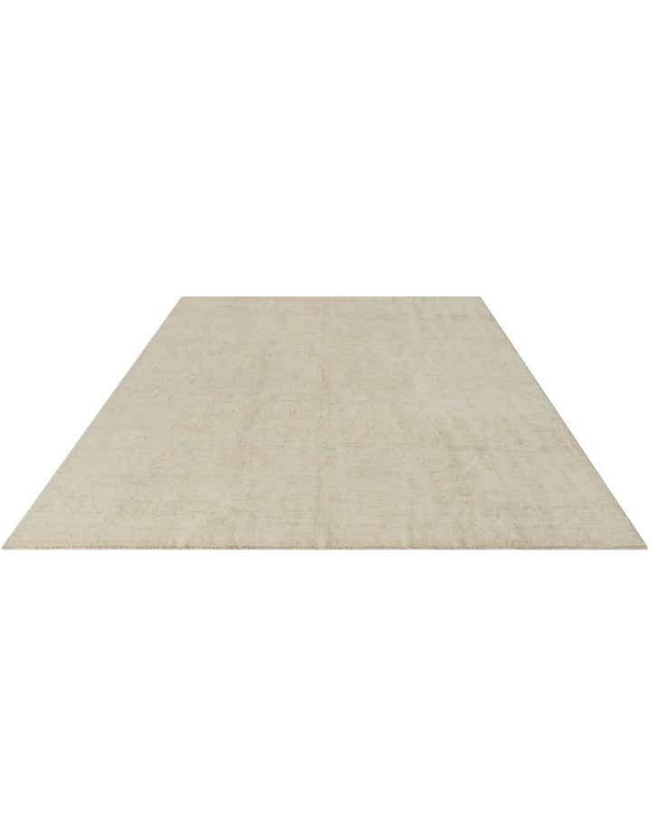 9' 2 x 12' 1 Hand Knotted Oushak Wool Rug