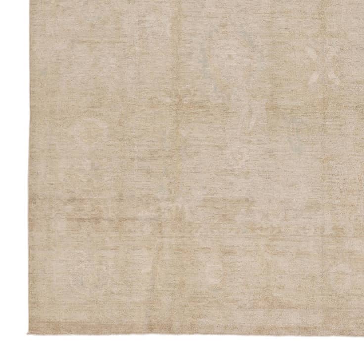 Detail image of 9' 2 x 12' 1 Hand Knotted Oushak Wool Rug