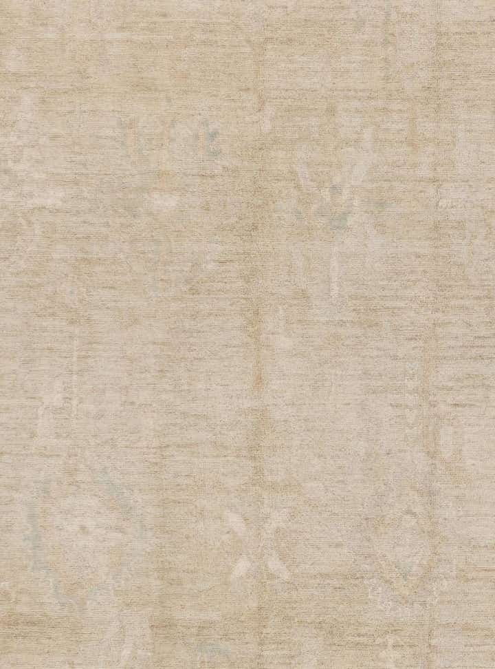 9' 2 x 12' 1 Hand Knotted Oushak Wool Rug