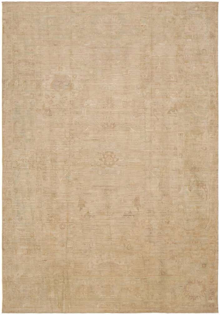 10' x 14' 3 Hand Knotted Oushak Wool Rug