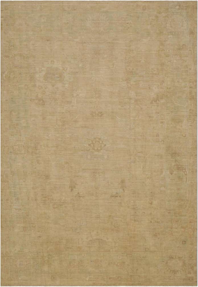 10' x 14' 3 Hand Knotted Oushak Wool Rug