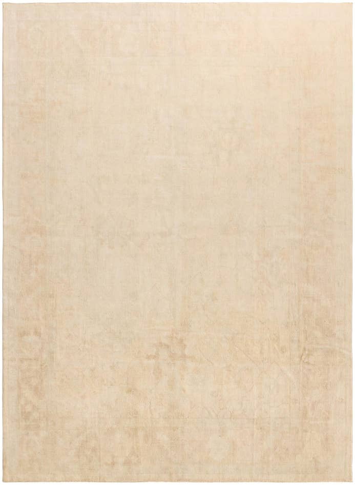 Detail image of 10' 3 x 14' 2 Hand Knotted Oushak Wool Rug