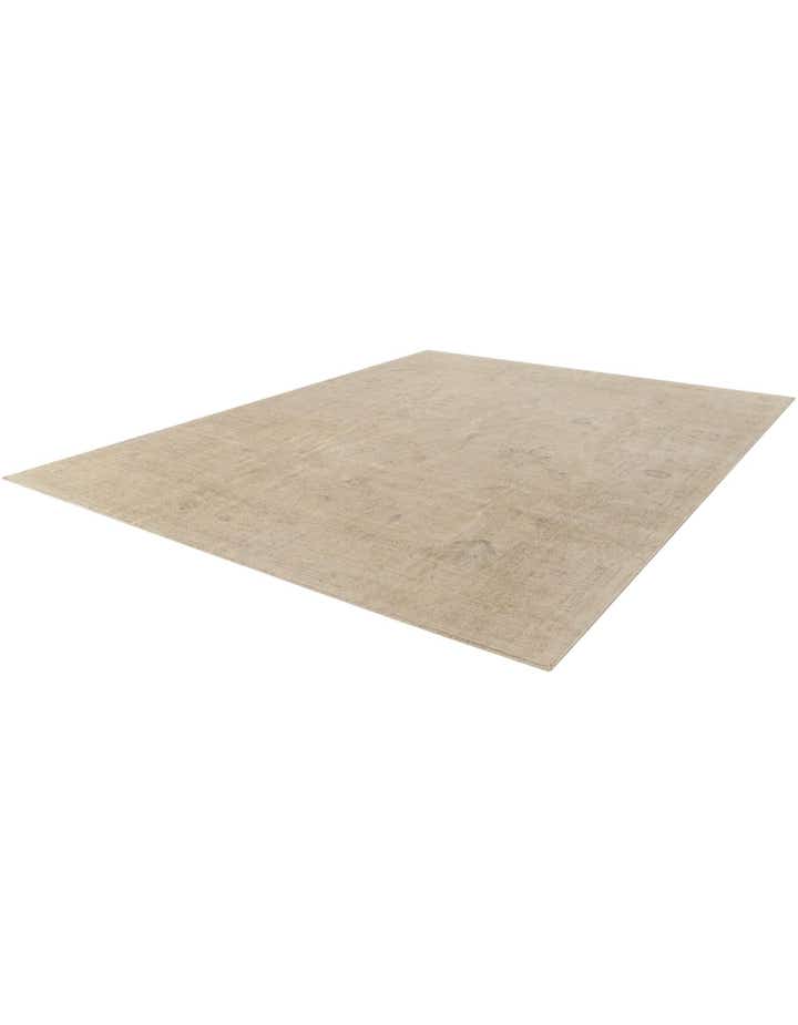 8' 8 x 11' 5 Hand Knotted Oushak Wool Rug