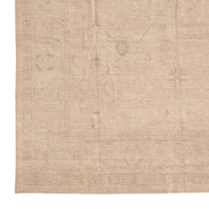 8' 8 x 11' 5 Hand Knotted Oushak Wool Rug