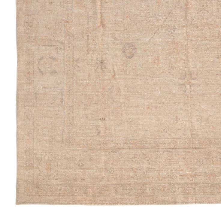 Detail image of 8' 8 x 11' 5 Hand Knotted Oushak Wool Rug