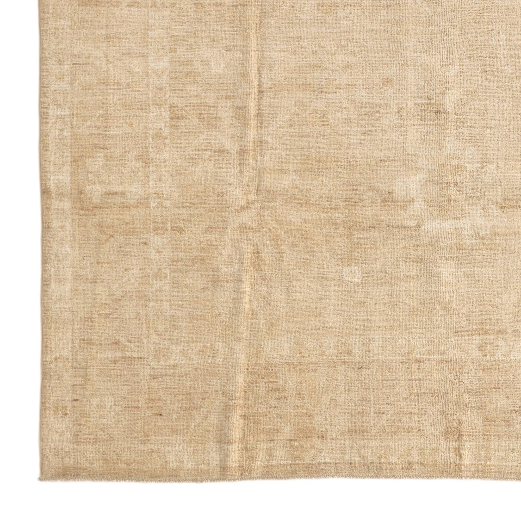 8' 3 x 9' 10 Hand Knotted Oushak Wool Rug