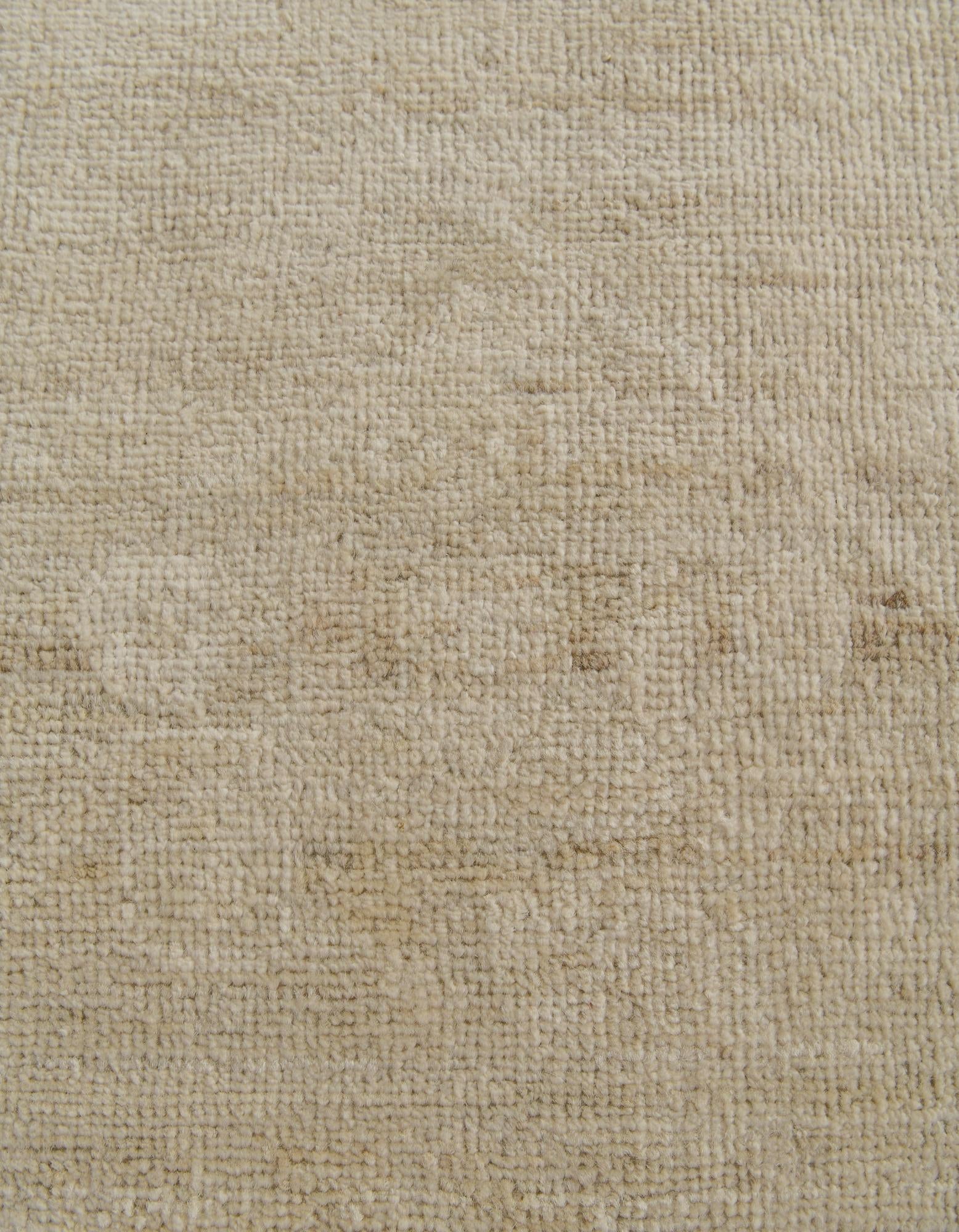 8' 3 x 9' 10 Hand Knotted Oushak Wool Rug