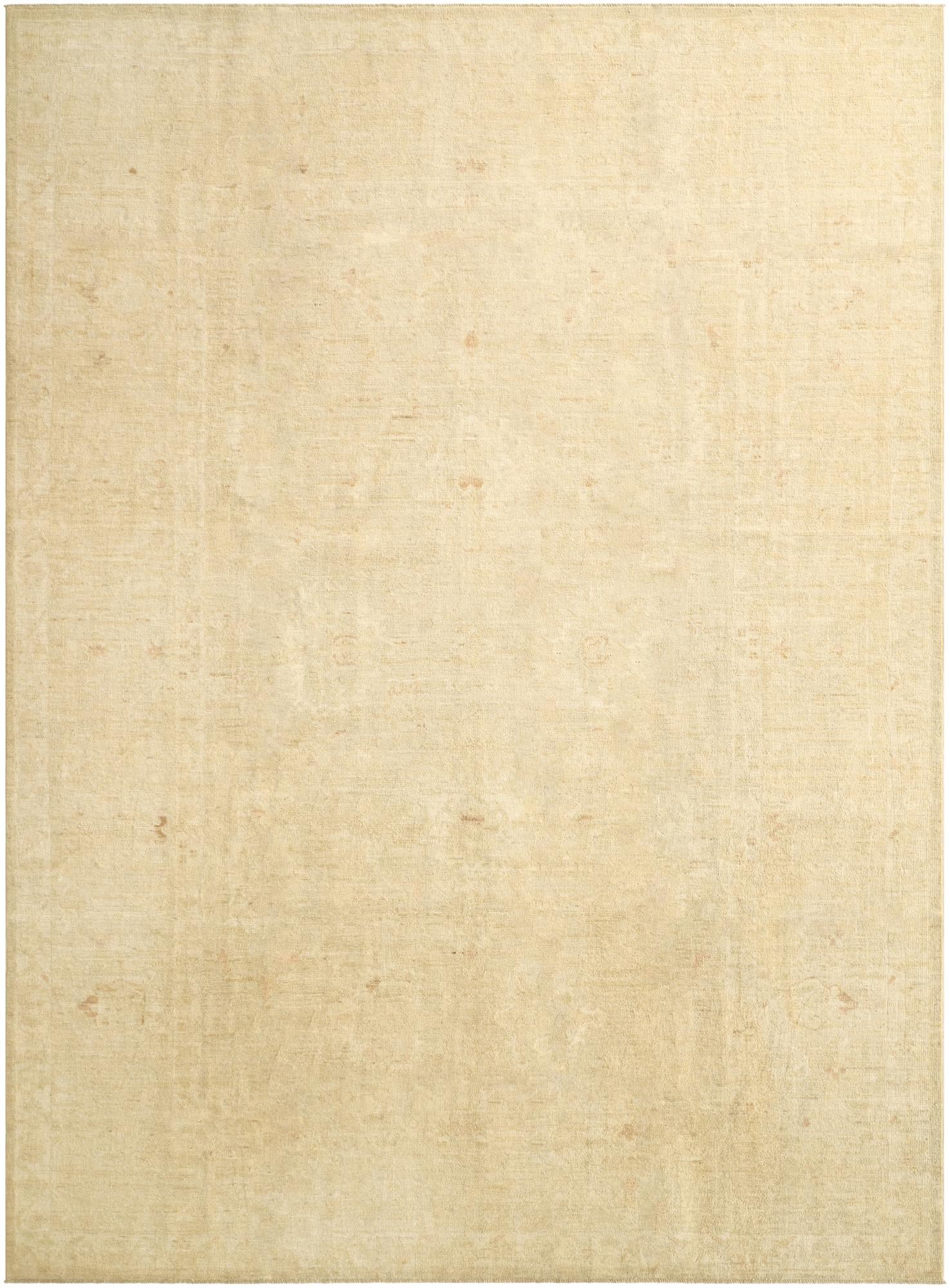 9' x 12' 3  Hand Knotted Oushak Wool Rug