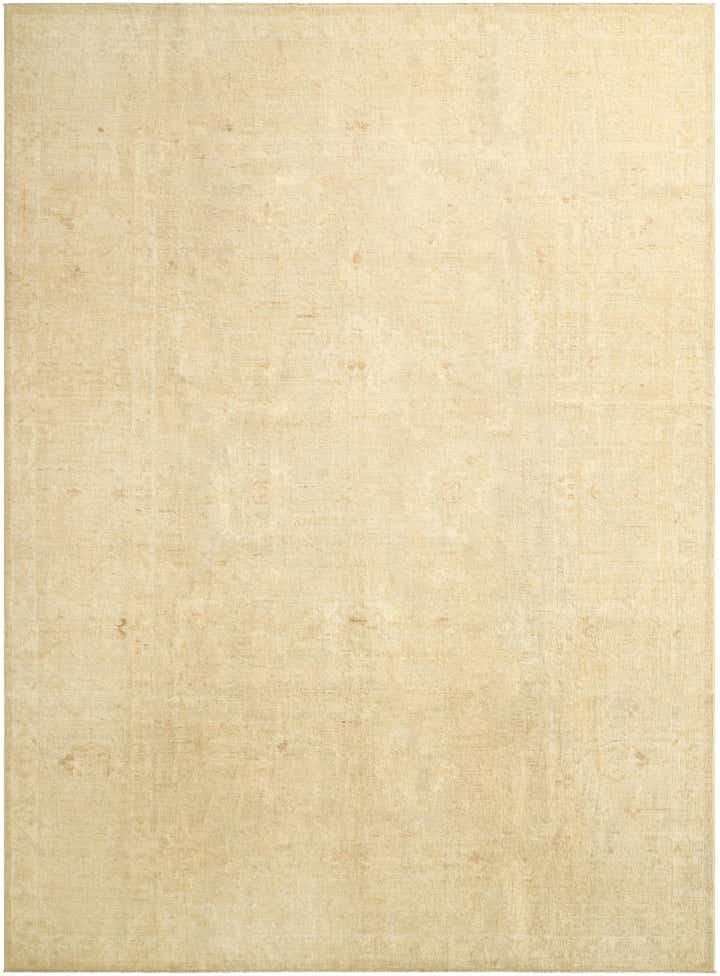 9' x 12' 3 Hand Knotted Oushak Wool Rug