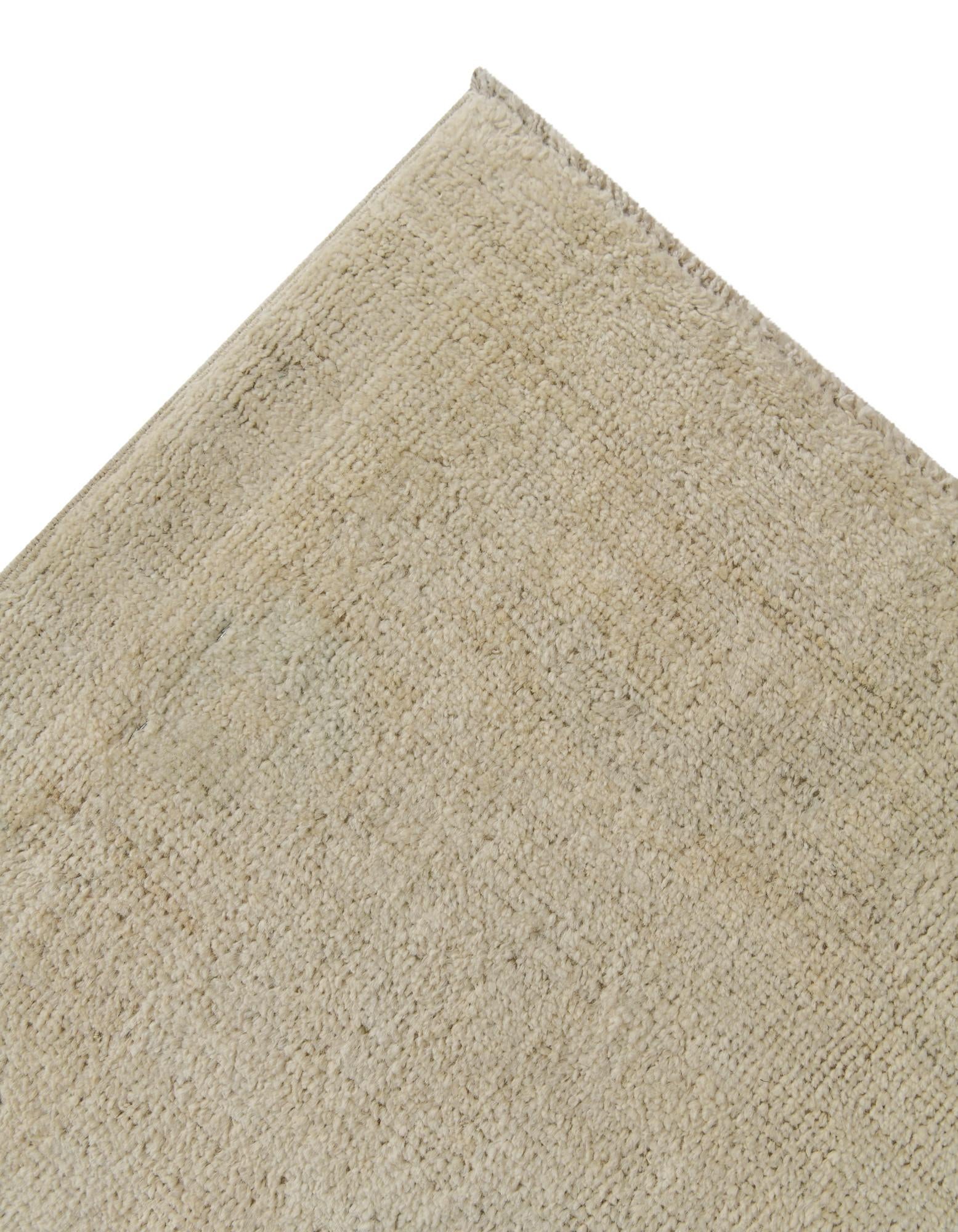 12' 4 x 15' 3 Hand Knotted Oushak Wool Rug
