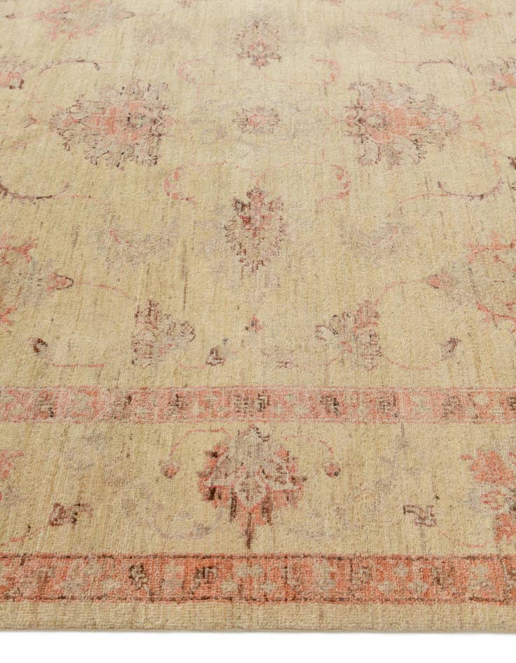 Detail image of 5' 9 x 8'  Hand Knotted Oushak Wool Rug