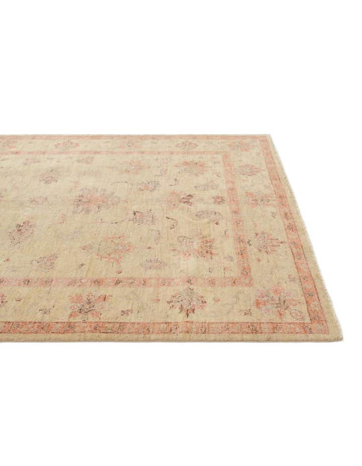 5' 9 x 8' Hand Knotted Oushak Wool Rug