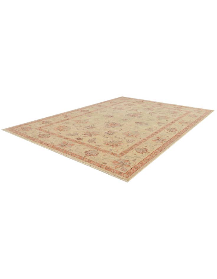 Detail image of 5' 9 x 8' Hand Knotted Oushak Wool Rug