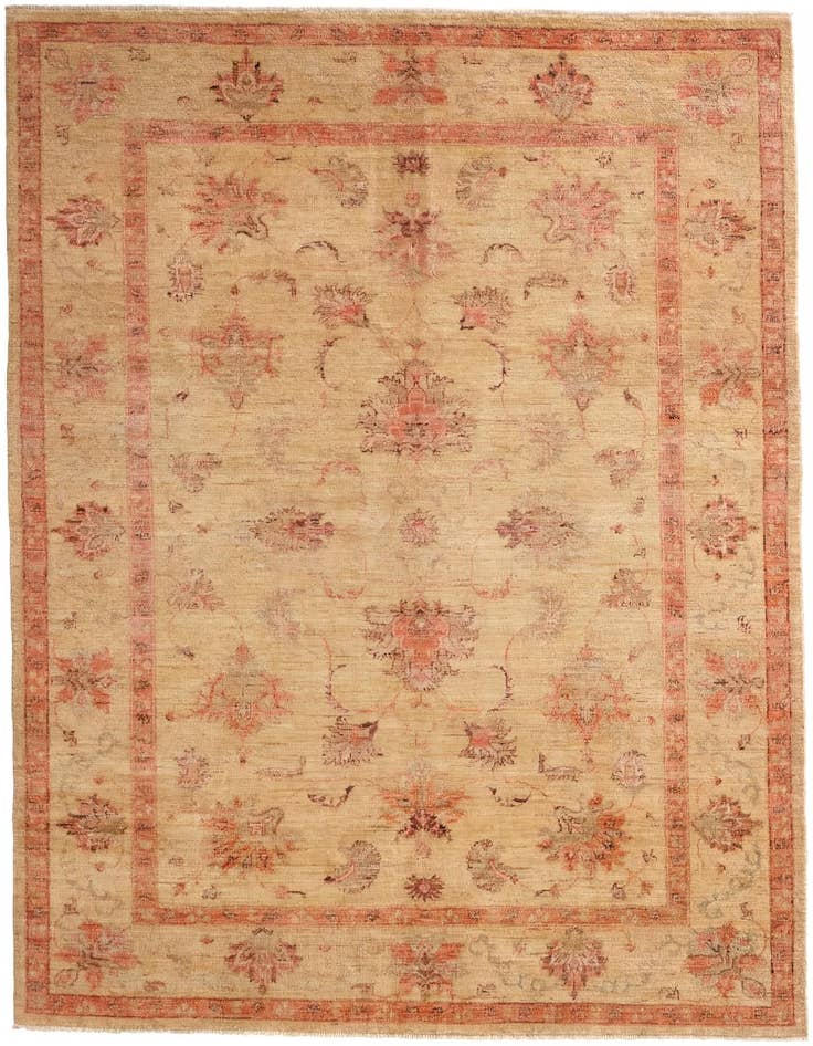 Detail image of 5' 9 x 8' Hand Knotted Oushak Wool Rug