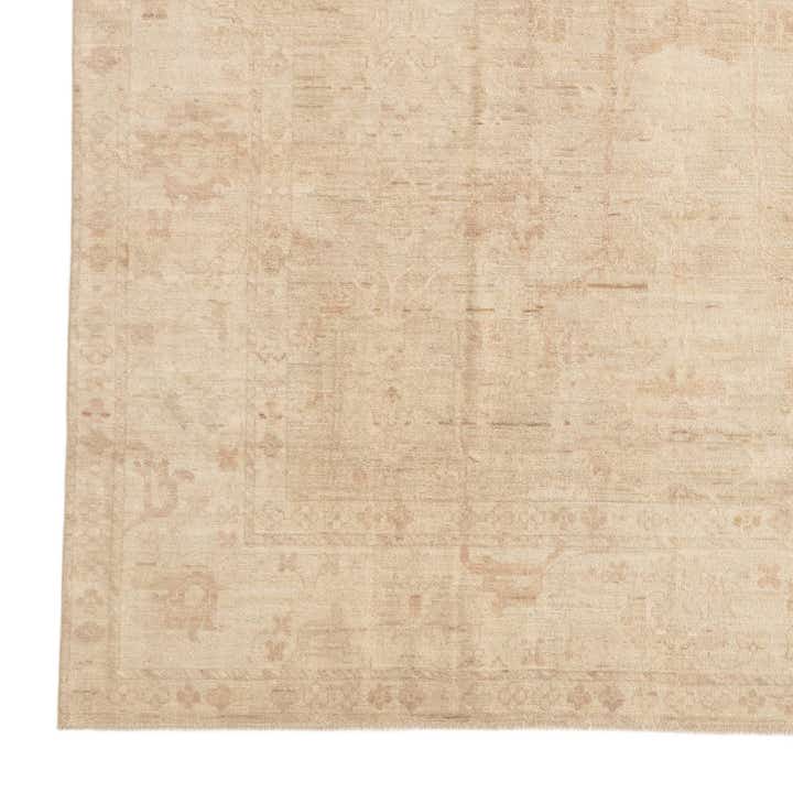 10' 3 x 13' 6 Hand Knotted Oushak Wool Rug
