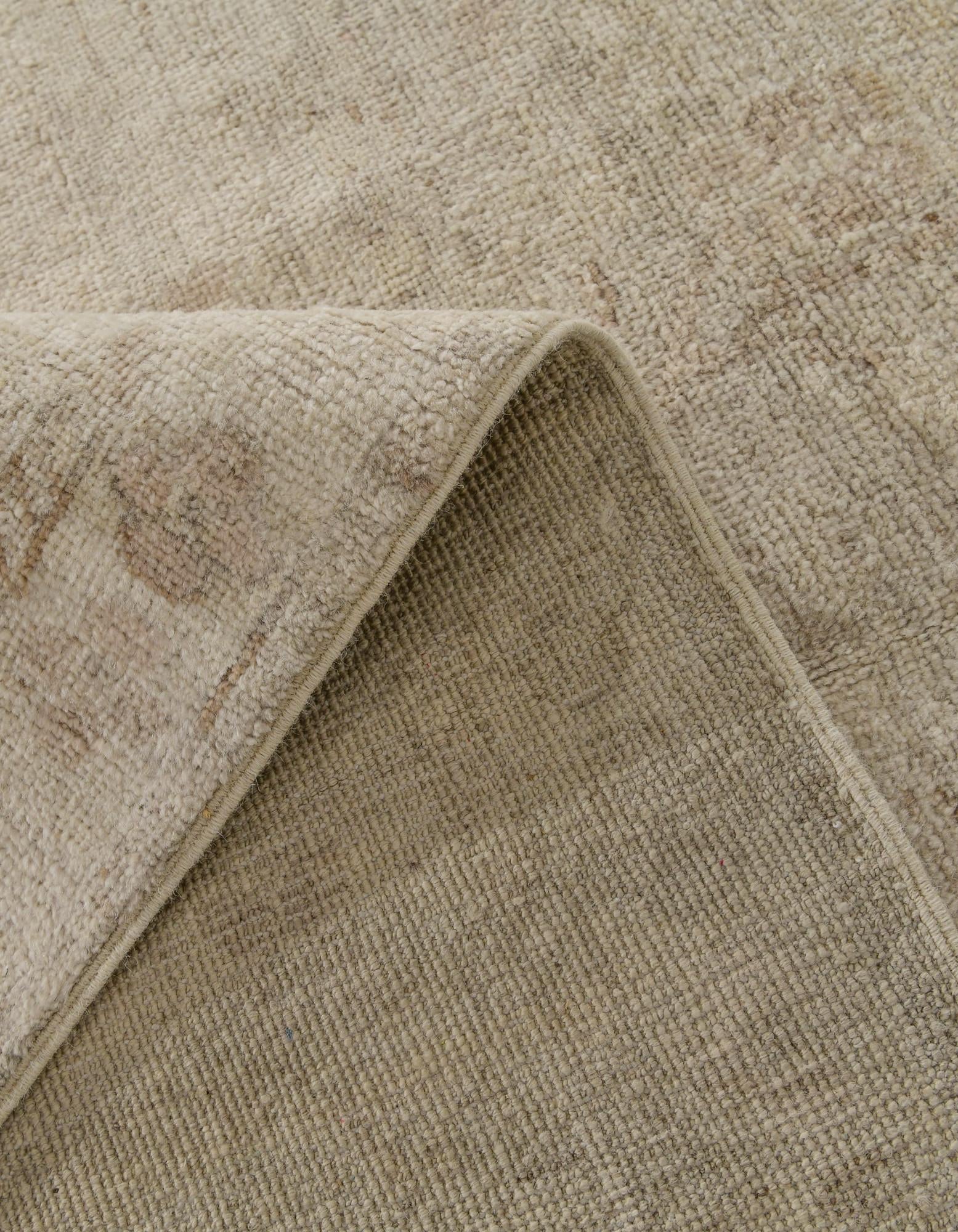 10' 3 x 13' 6 Hand Knotted Oushak Wool Rug