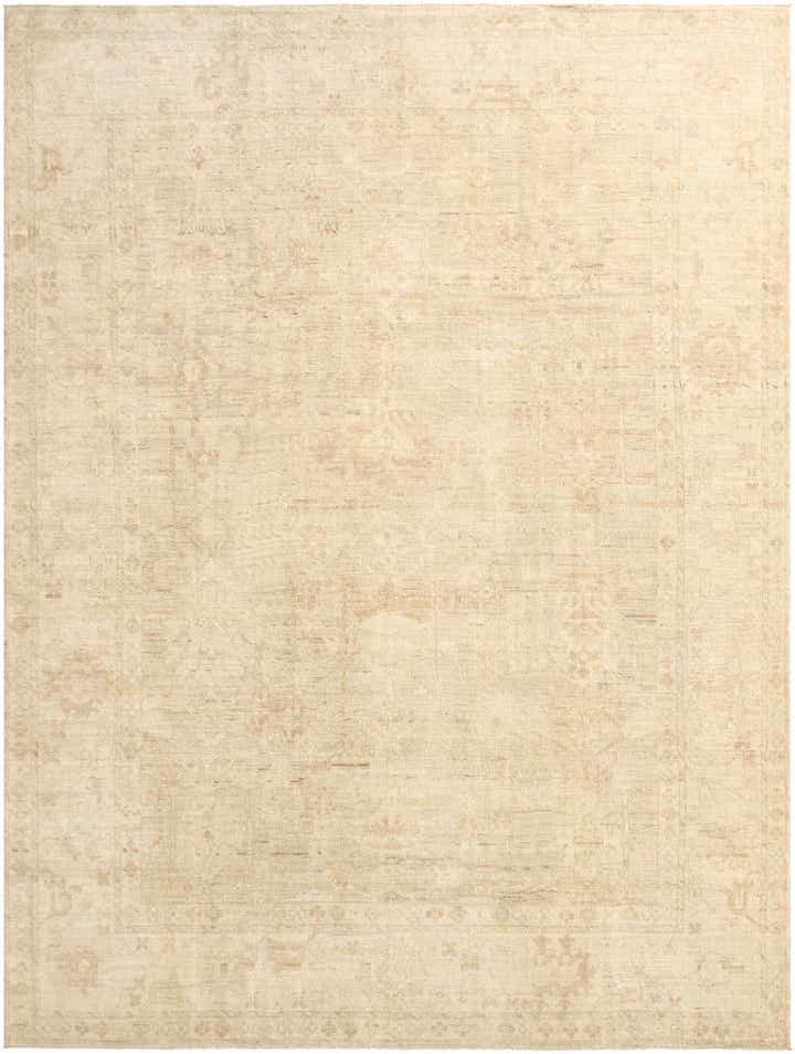 10' 3 x 13' 6 Hand Knotted Oushak Wool Rug