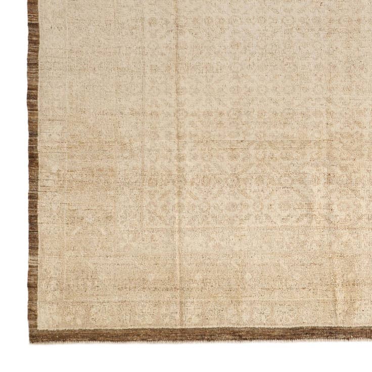 Detail image of 8' 8 x 10' 3 Hand Knotted Oushak Wool Rug
