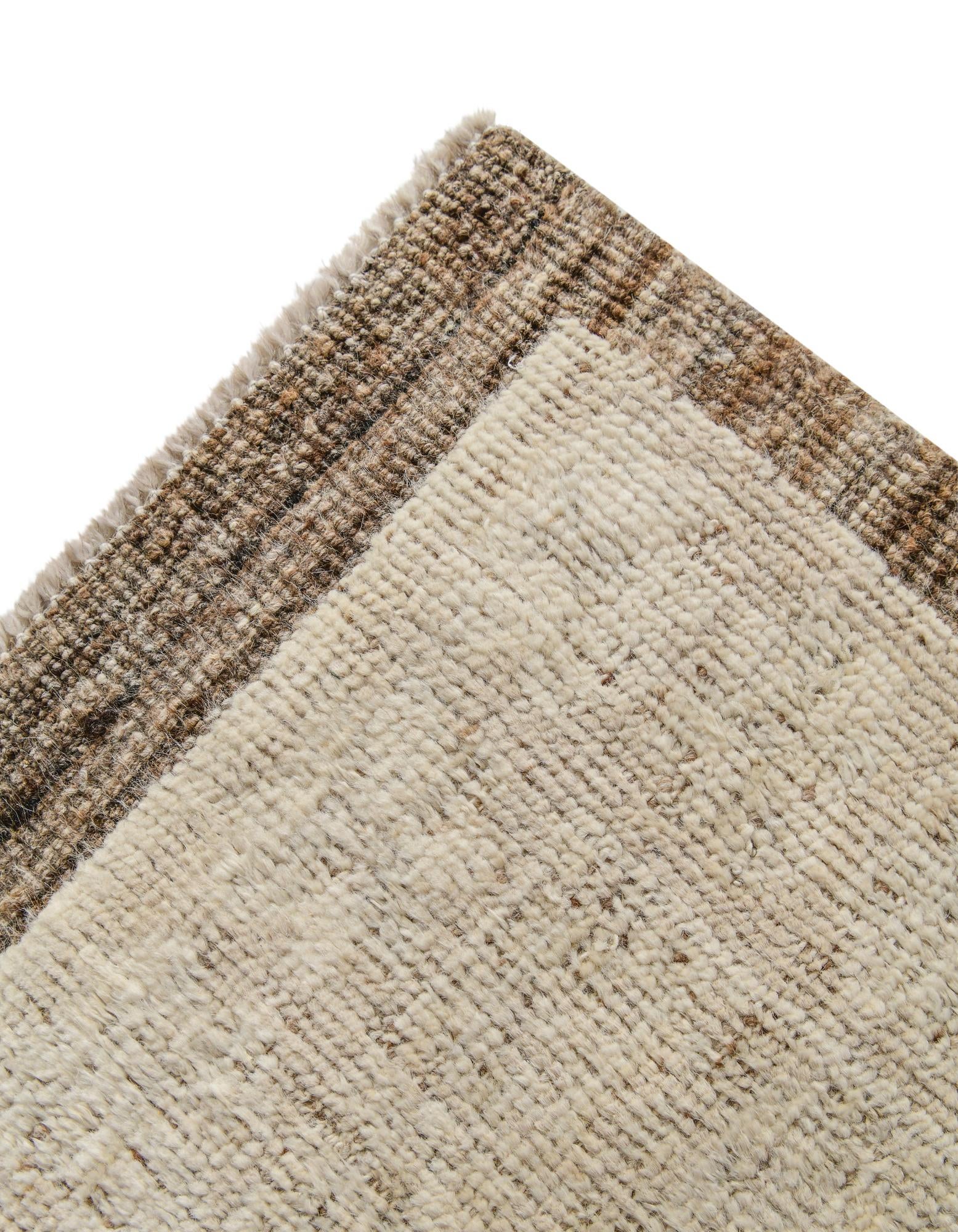 8' 8 x 10' 3 Hand Knotted Oushak Wool Rug
