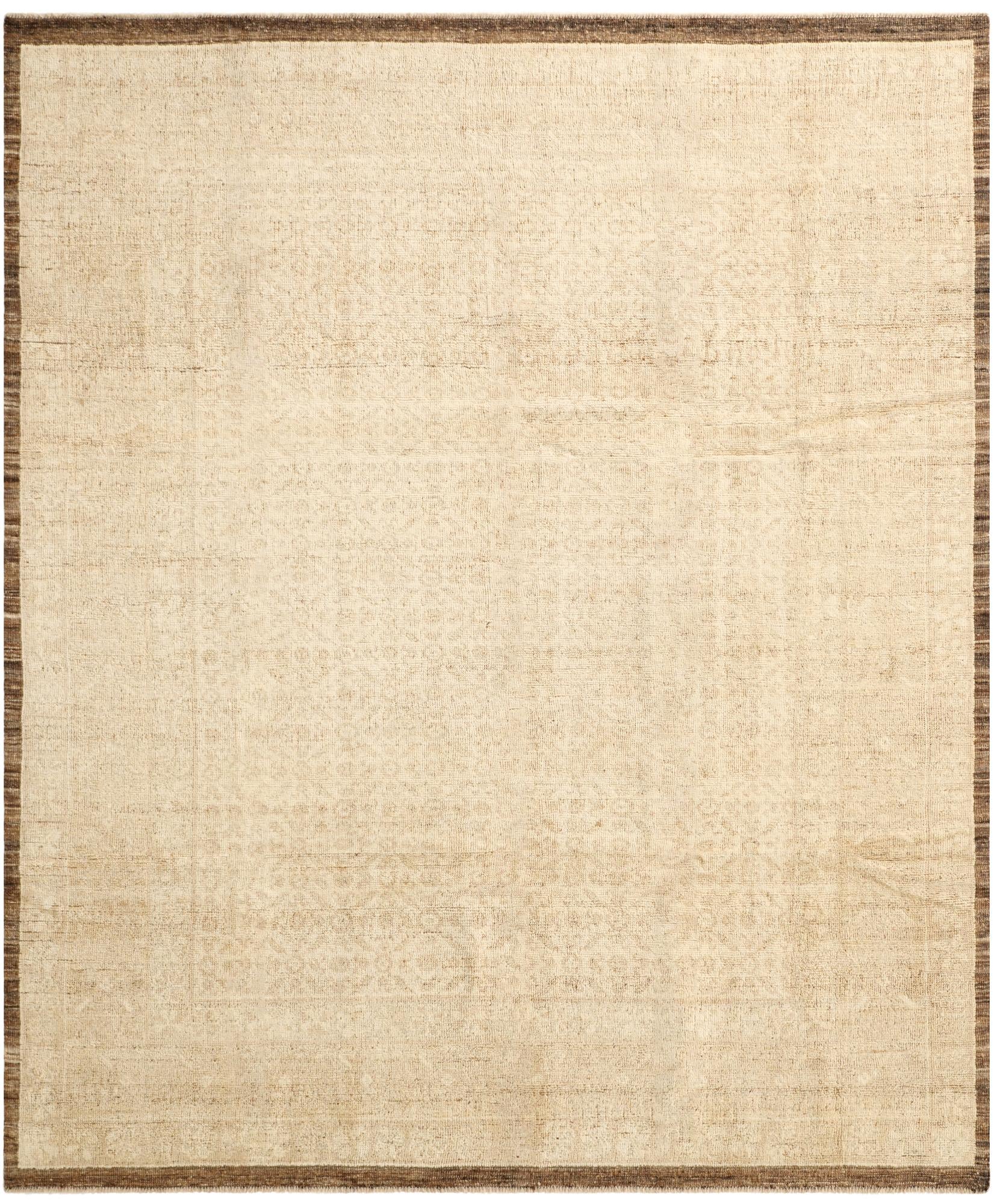 8' 8 x 10' 3 Hand Knotted Oushak Wool Rug