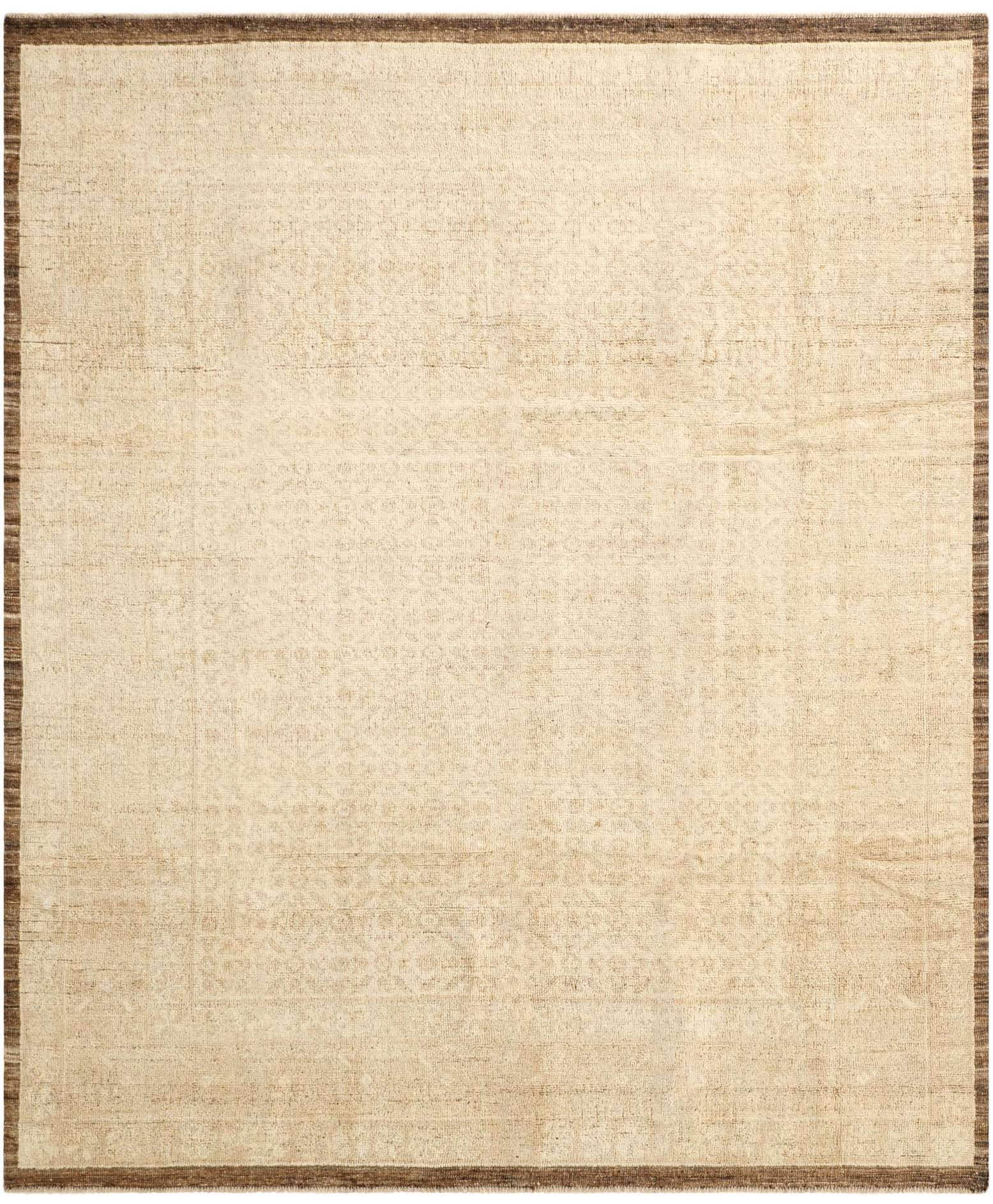 8' 8 x 10' 3 Hand Knotted Oushak Wool Rug