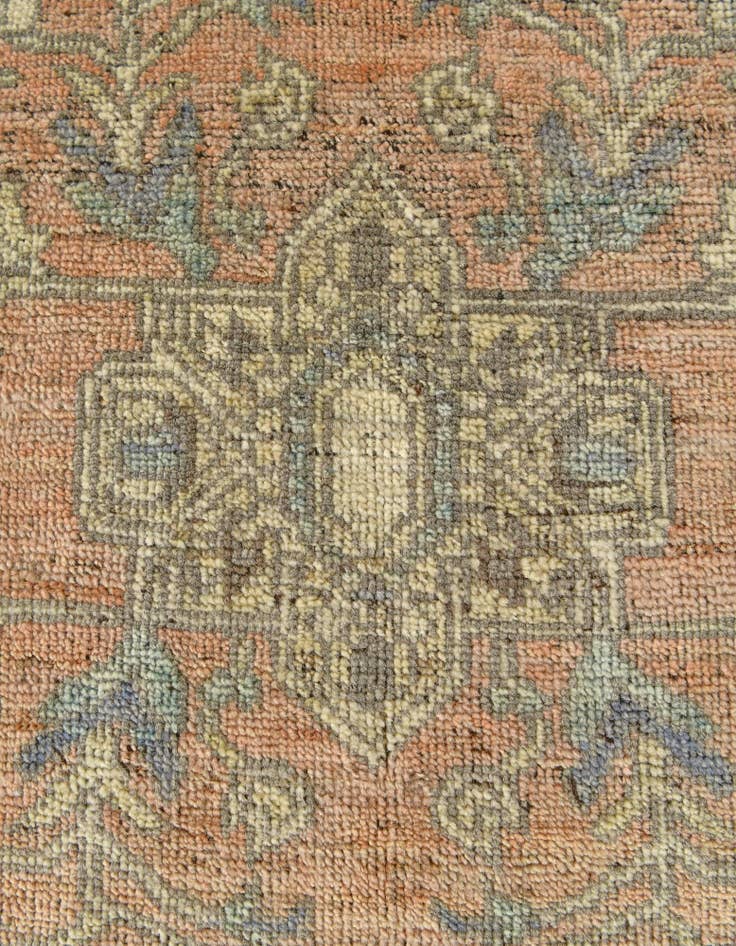 Detail image of 9' 5 x 12' 1  Hand Knotted Oushak Wool Rug