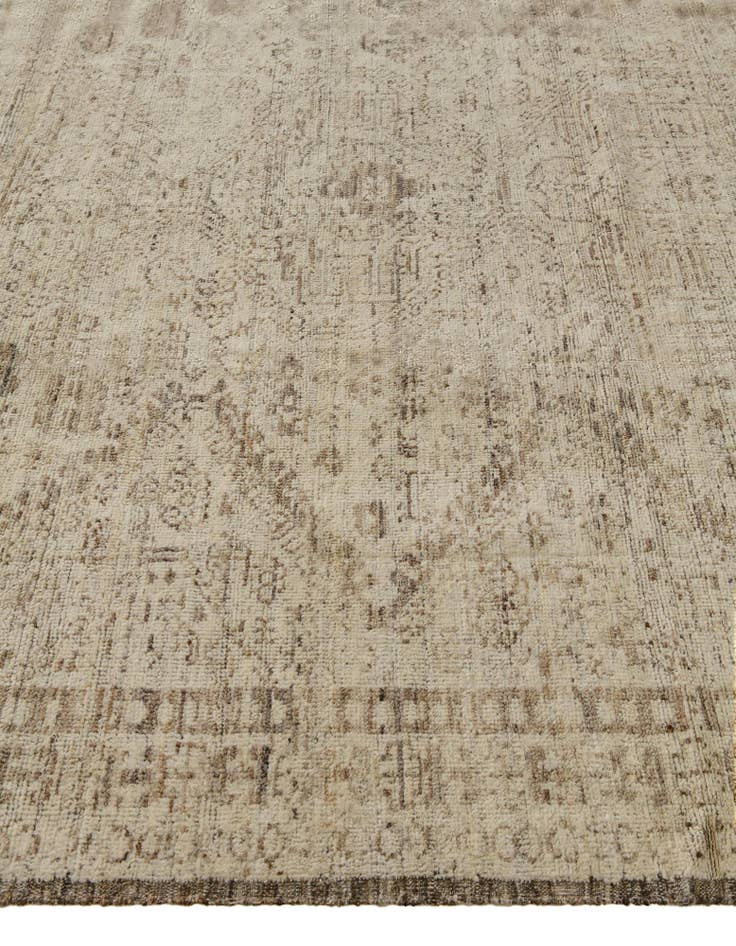 Detail image of 8' 8 x 9' 10  Hand Knotted Oushak Wool Rug